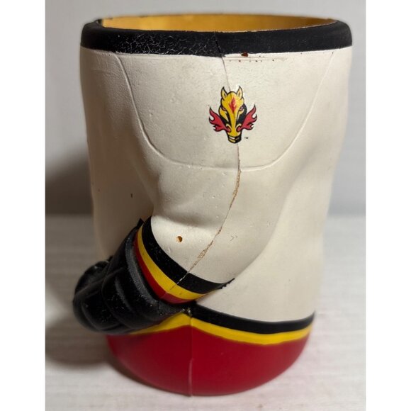Calgary Flames Hockey Jersey Foam Can Beer Pop Koozi Cooler Mug SportFx Labatts - Picture 4 of 9